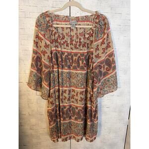 Catherine’s women’s blouse peasant Bohemian feminine floral hippie plus size